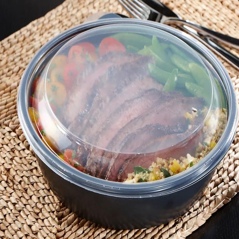 Lid Dome 9 IN Clear For 32-48 OZ Bowl 150/Case