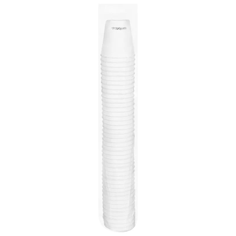 Chinet Comfort® Comfort Cup® Hot Cup Insulated 12 OZ SBS Paperboard White 630/Case