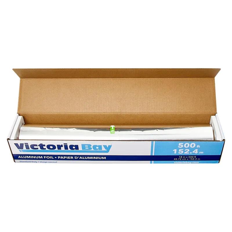 Victoria Bay Food Foil Roll 18IN X500FT Aluminum Standard Duty 1/Roll