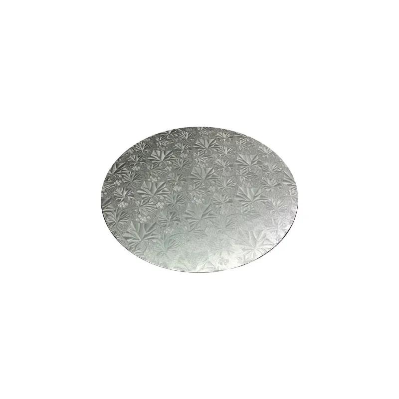 Cake Board 10 IN Foil-Lined Paper Silver 24/Case