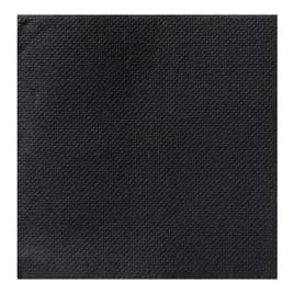 FashNpoint® Cocktail Napkin 8X8 IN Black Ultra PLY 1/4 Fold 2400/Case