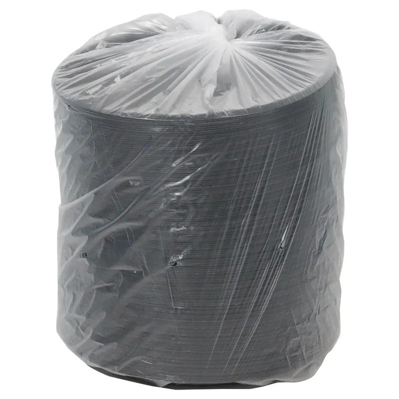 Plate 10.3X1 IN Polystyrene Foam Black Round Laminated 540/Case