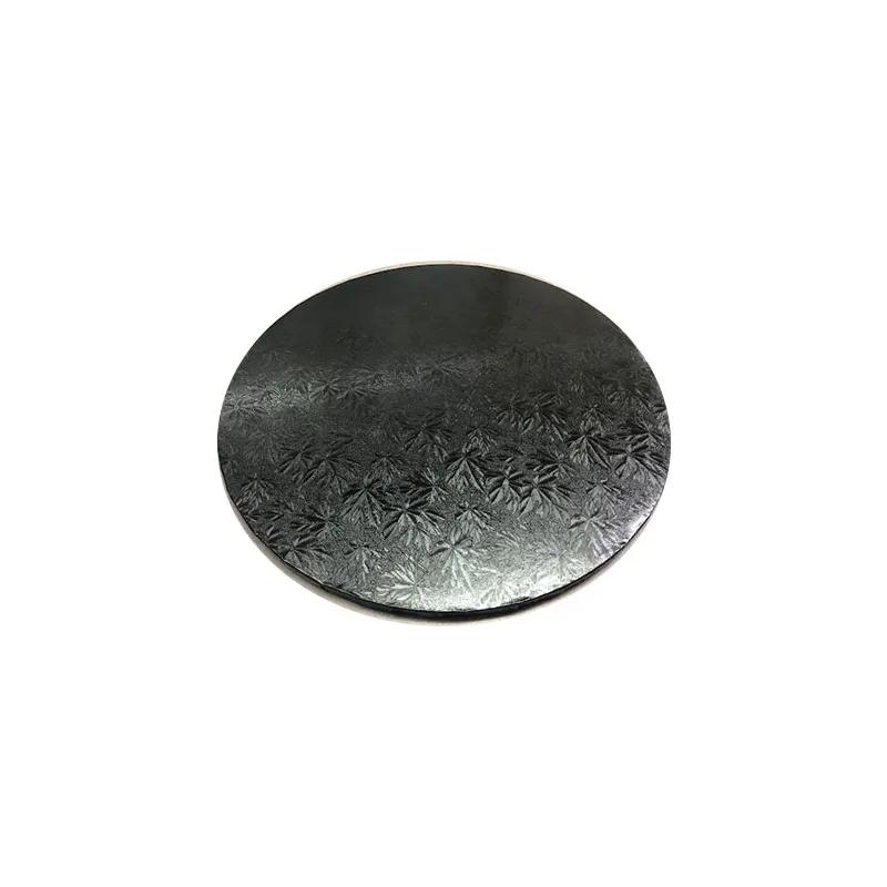 Cake Board 10 IN Black Foil Seal 24/Case