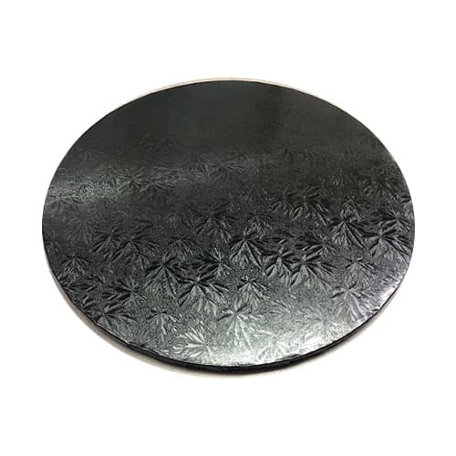 Cake Board 10 IN Black Foil Seal 24/Case
