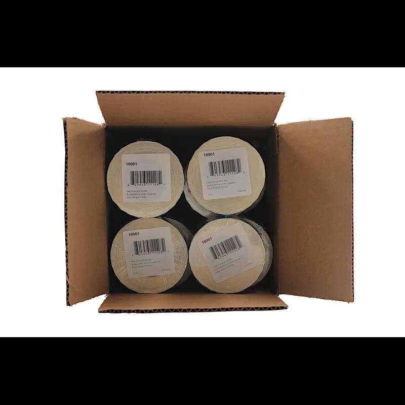 Veal Label 1.25X2 IN Blue Oval Foil-Lined Paper 500/Roll
