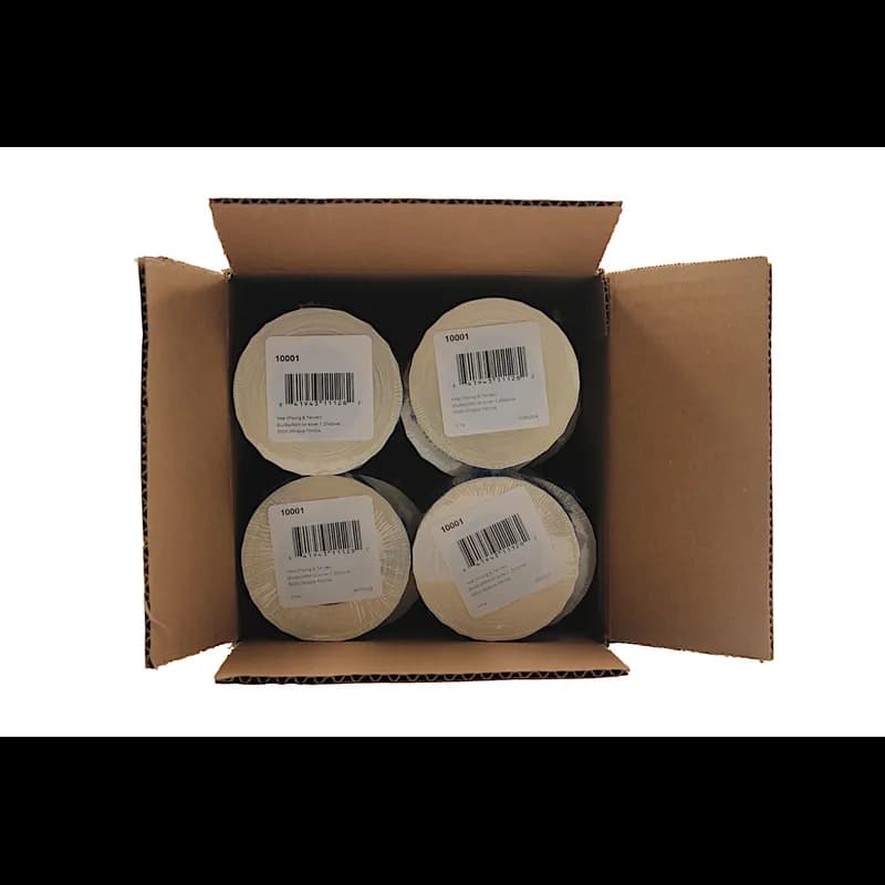 Young & Tender Veal Meat Label 1.25X2 IN Silver Blue White Oval Foil 500 Count/Roll 20 Rolls/Case 10000 Count/Case