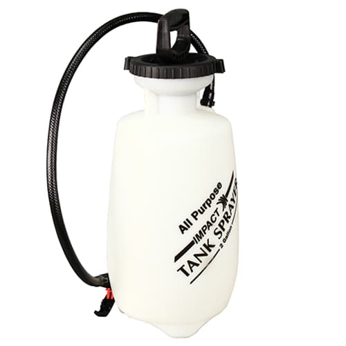Impact® Pump Sprayer 2 GAL Plymr PVC Blk Wht All Purp Lckg Hndl Empty Twist-To-Pump Op Inclds 30 IN Hs & Cry Strp 1/Each