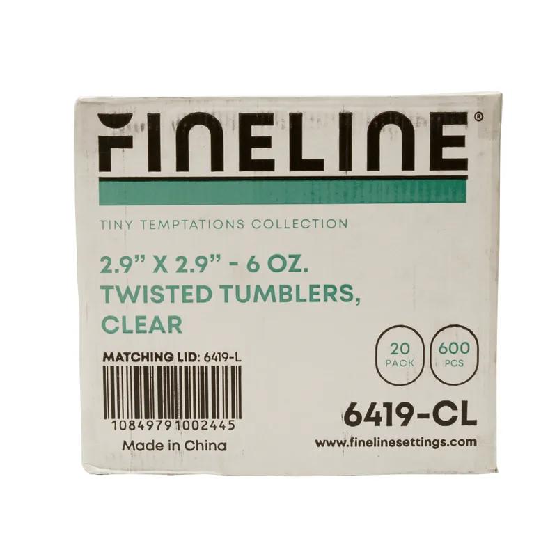Tiny Temptations Cup 6 OZ PS Clear 600/Case