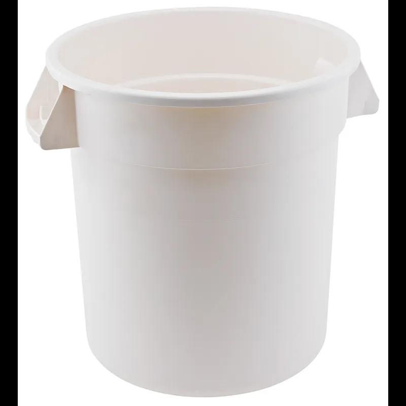 Food Storage Container 20 GAL White Plastic Food Safe 1/Each