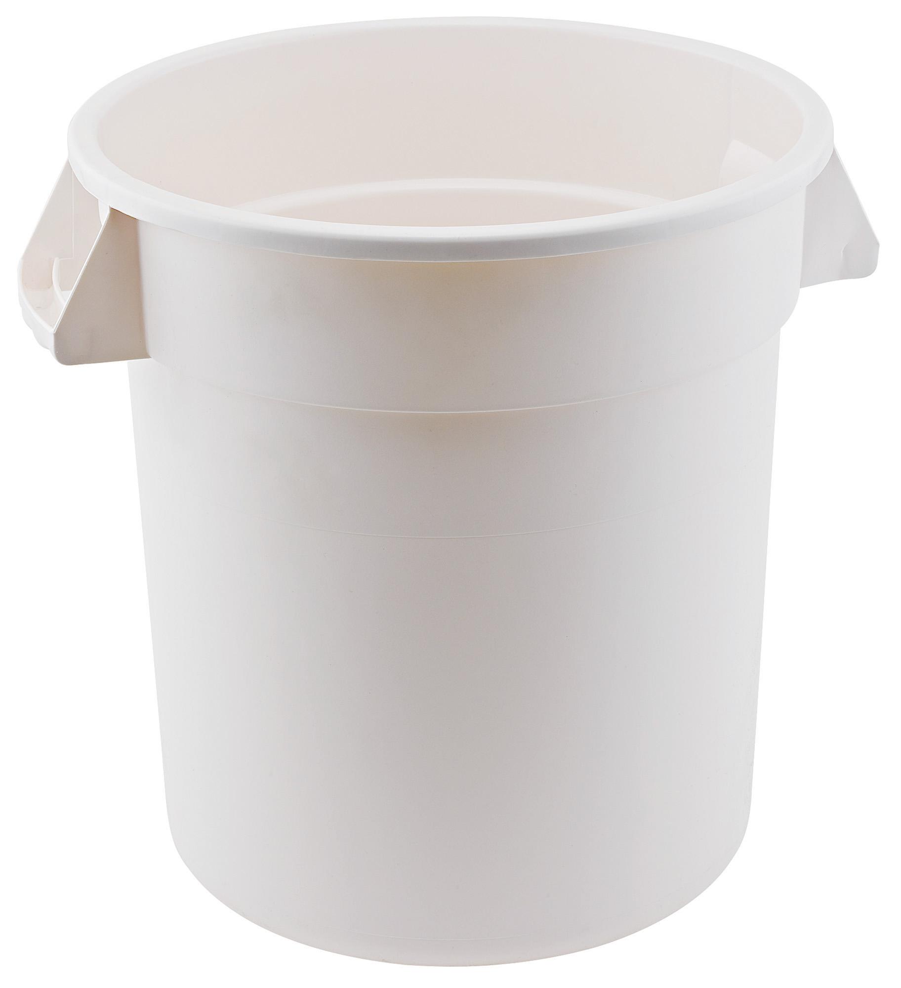 Food Storage Container 20 GAL White Plastic Food Safe 1/Each