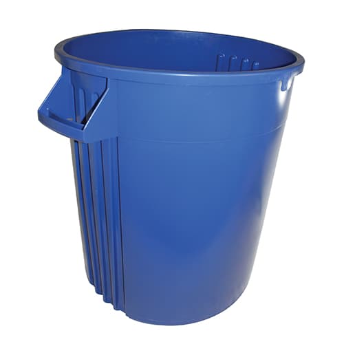 Impact® Gator® Plus Trash Can 44 GAL 176 QT Blue Plastic 1/Each