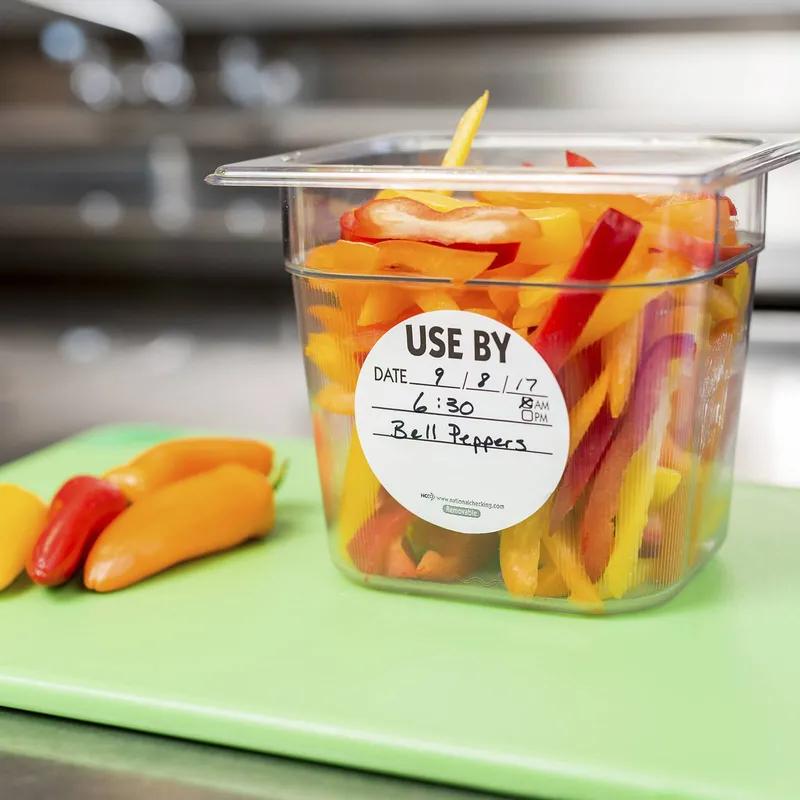 Use By Label 3 IN Round Removable 500/Roll