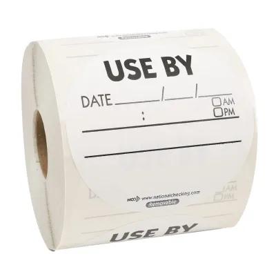 Use By Label 3 IN Round Removable 500/Roll