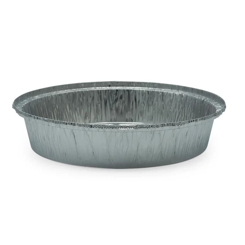 Victoria Bay Take-Out Container Base 9X1.62 IN Aluminum Silver Round Hemmed Edge 500/Case