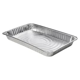 Victoria Bay Steam Table Pan Full Size 17.625X9.625X2.25 IN Aluminum Silver Medium Deep 50/Case