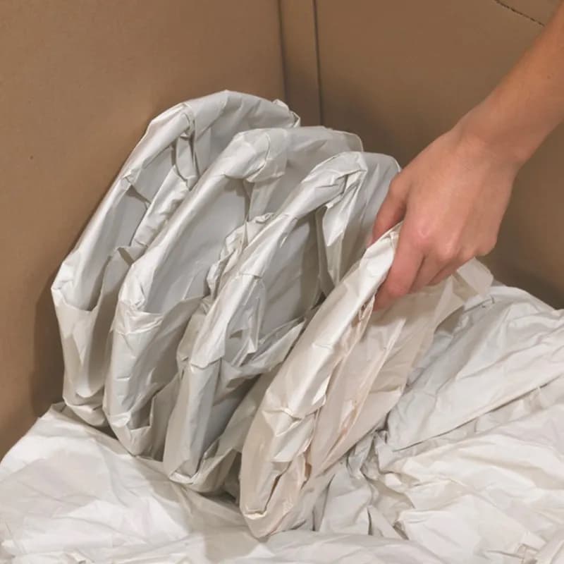 Newsprint 24X36 IN White Paper 25LB Sheet 417 Sheets/Pack 50 Packs/Case