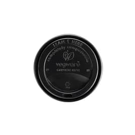 Lid Dome 3.5X0.39 IN CPLA Black For 10-20 OZ Hot Cup Sip Through 1000/Case
