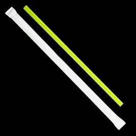 Karat® Giant Straw 0.275X9 IN PLA Green Paper Wrapped 2500/Case