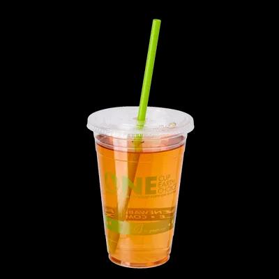 Karat® Giant Straw 0.275X9 IN PLA Green Paper Wrapped 2500/Case