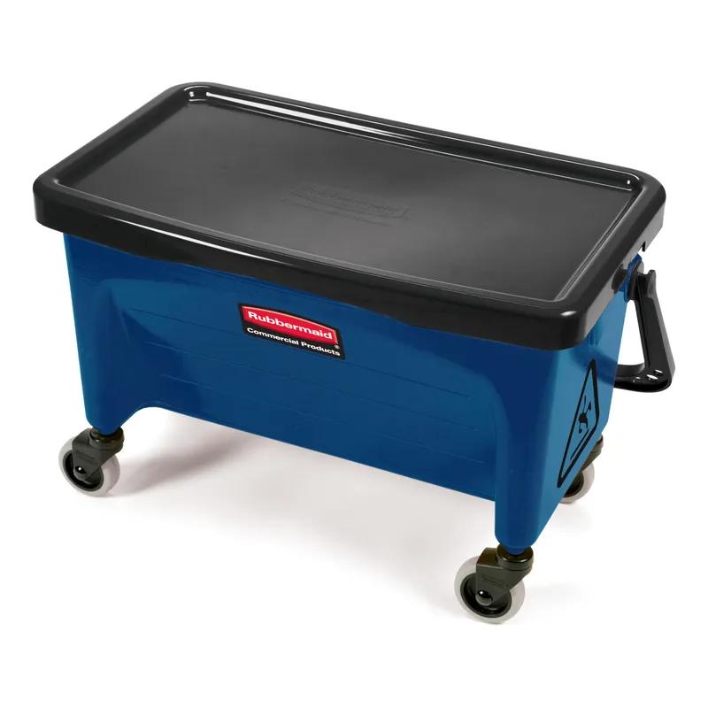 Mop Bucket & Wringer Resin Blue Down Press Finish 1/Each
