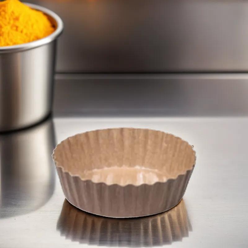 Baking Cup 5.7 OZ Paper Brown Fluted 1200/Case