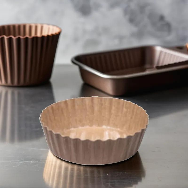 Baking Cup 5.7 OZ Paper Brown Fluted 1200/Case