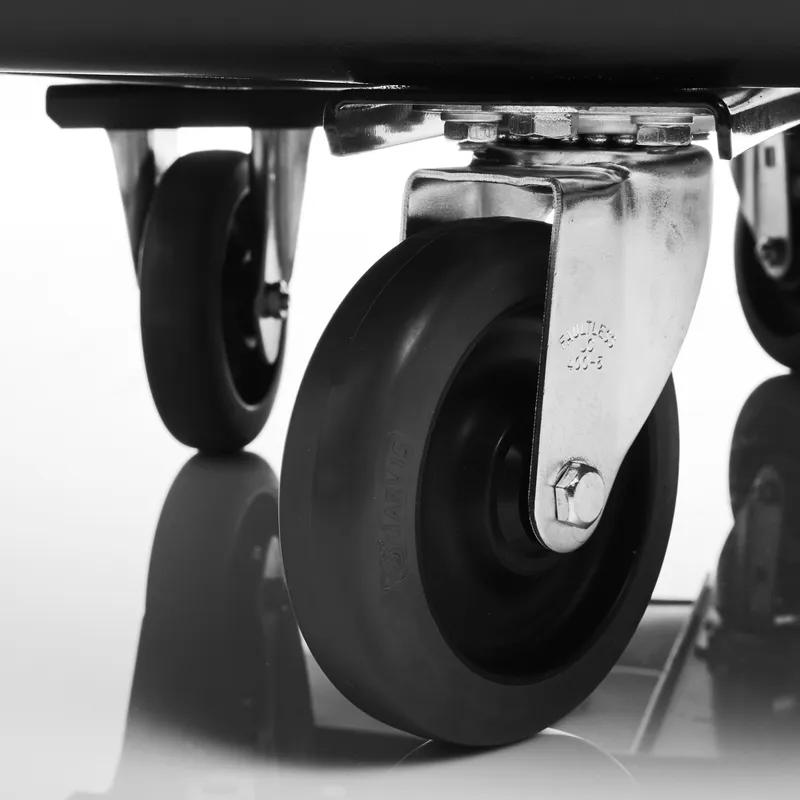 Cube Truck 14 Cubic Foot Black Plastic FDA Approved 1/Each