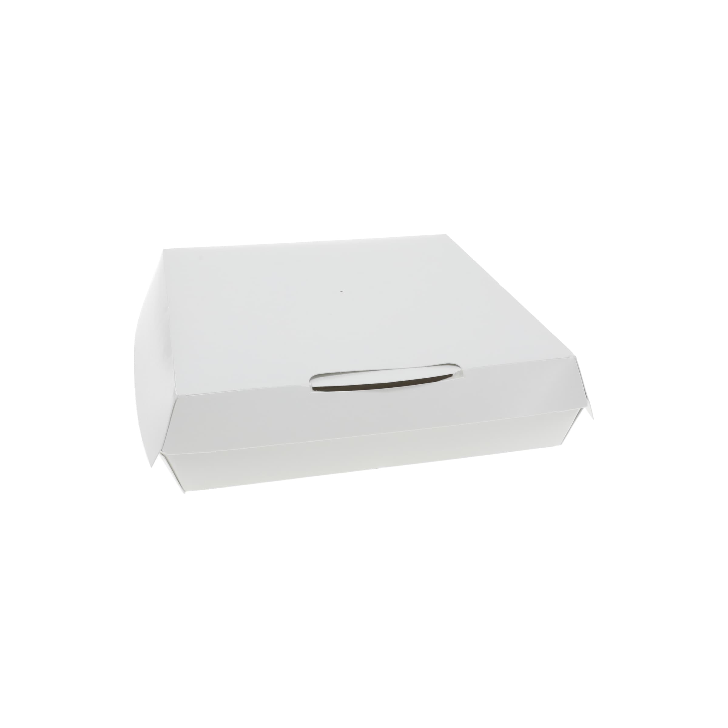 Pizza Slice Container Hinged 6.5X6.5X2 IN Paperboard White 250/Case