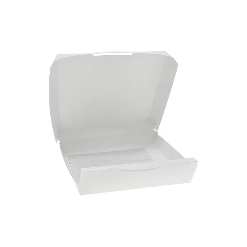 Pizza Slice Container Hinged 6.5X6.5X2 IN Paperboard White 250/Case
