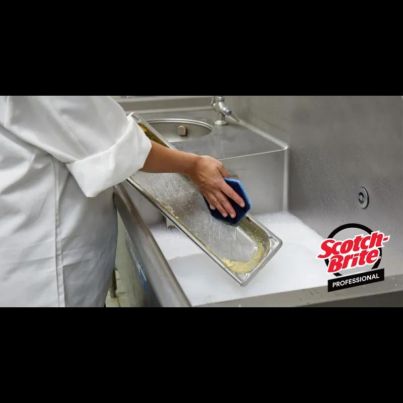 Scotch-Brite™ 2000HEX Scouring Pad 5X5.75 IN Blue 15/Case