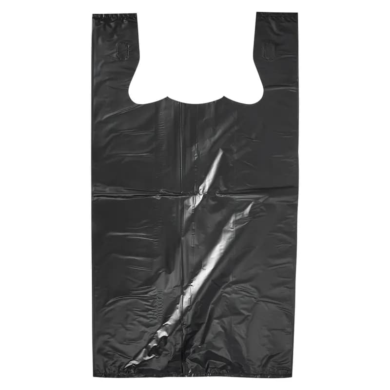 Victoria Bay Bag 1/6 Plastic 28MIC Black T-Sack 250/Case