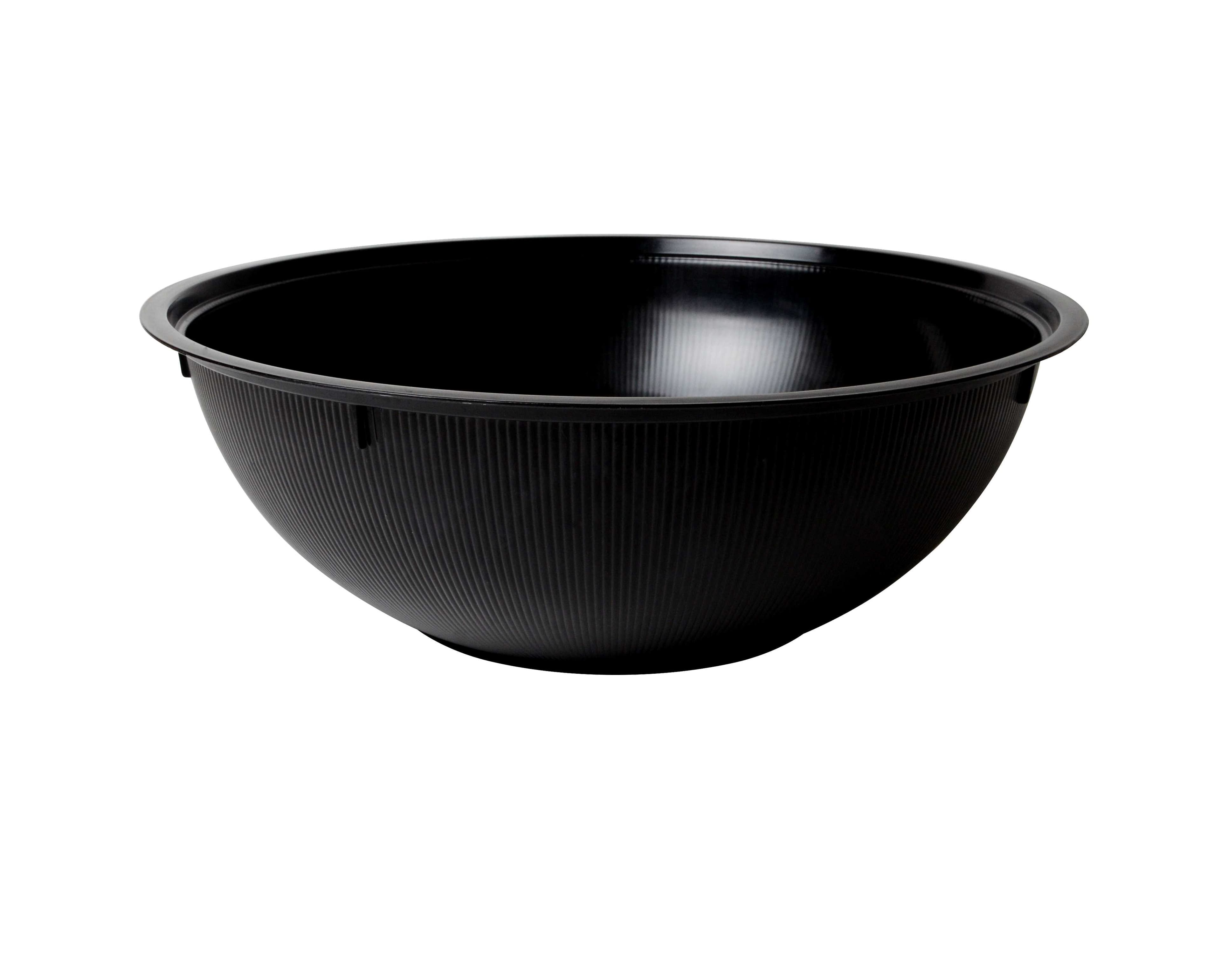 Bowl 256 OZ PP Black 25/Case