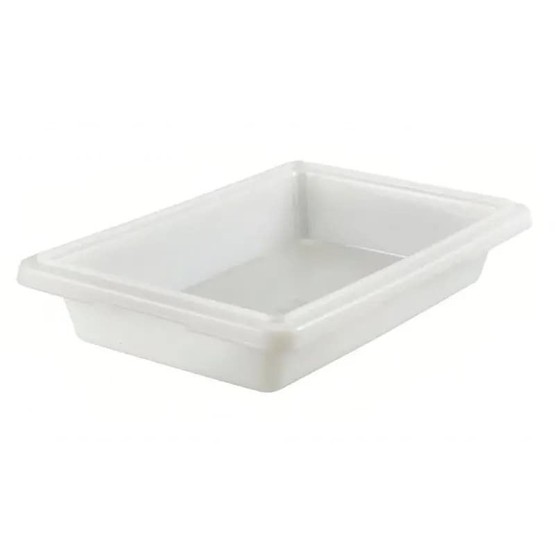 Food Storage Container Half Size 12X18X3.5 IN 1.75 GAL Natural White 1/Each
