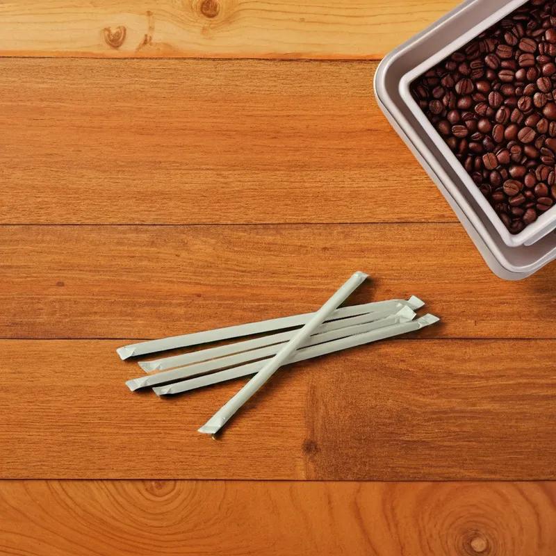 Victoria Bay Jumbo Straw 0.22X7.75 IN PP Clear Wrapped 400 Count/Pack 25 Packs/Case 10000 Count/Case