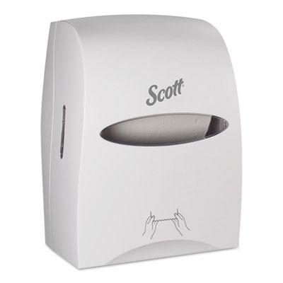Scott® Essential Paper Towel Dispenser 12.63X16.13X10.2 IN Wall Mount White Hard Roll Manual 1/Each