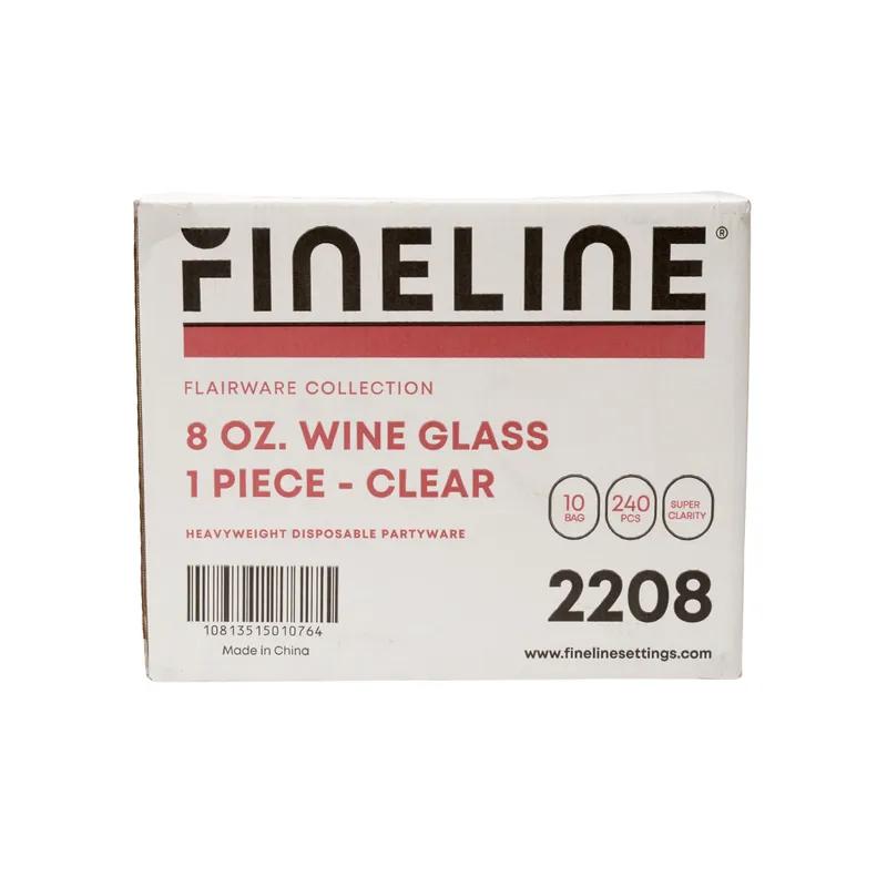 Cup Wine 8 FLOZ PS Clear 240/Case