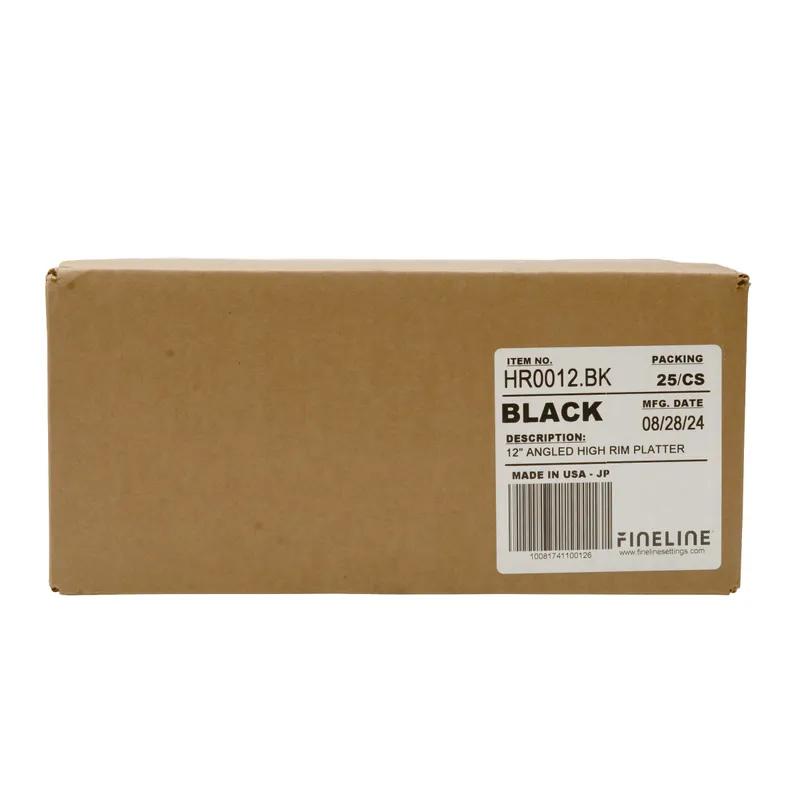 Platter Pleasers Serving Tray Base 12 IN Plastic Black Round 25/Case