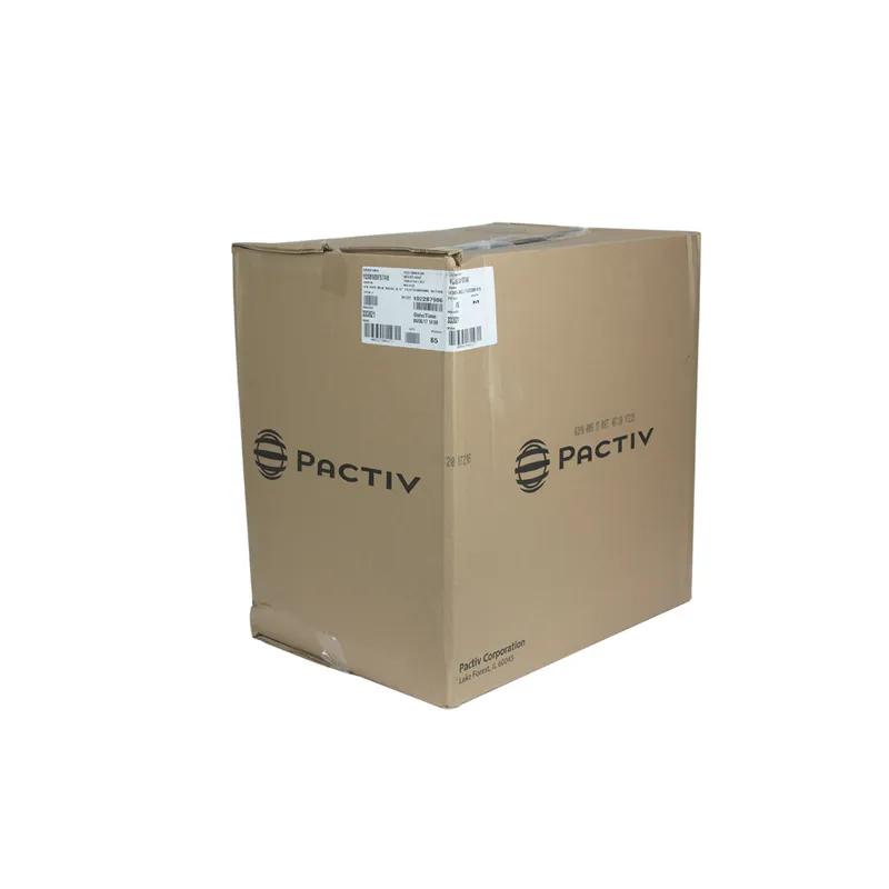 Cake Container & Lid Combo With Dome Lid 1/4 Size 15X11X5 IN PET Black Clear Fluted 65/Case