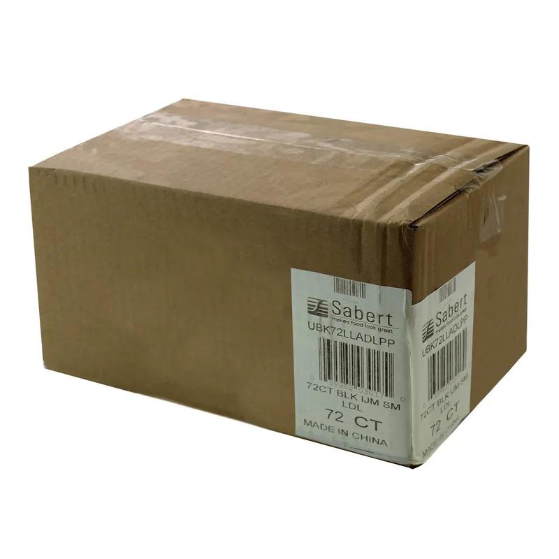 Ladle 0.75 OZ PP Black 72/Case