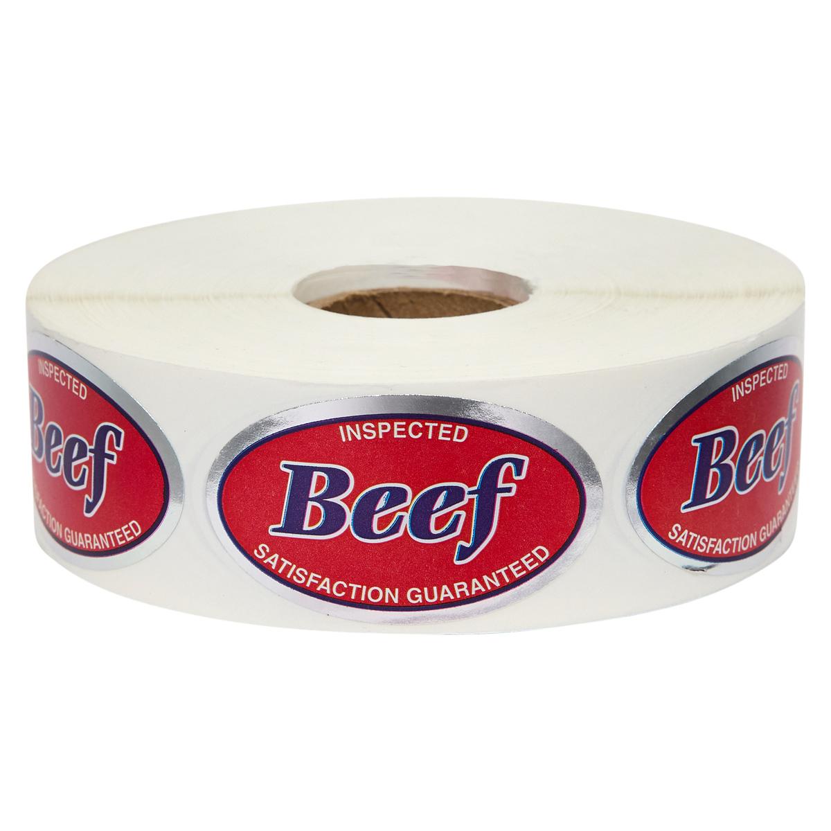 Beef Label Foil 1000/Roll