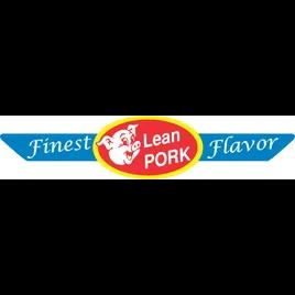 Lean Pork Finest Flavor Meat Label 0.875X4 IN Yellow Red Blue Ribbon Strap 500 Count/Roll 15 Rolls/Case 7500 Count/Case