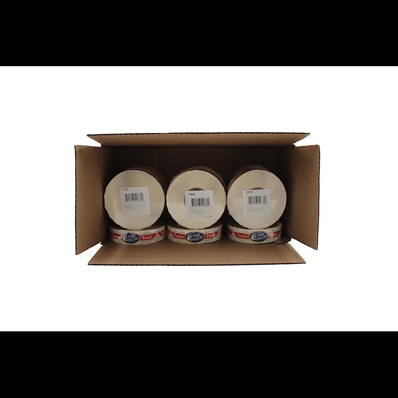Fresh Poultry Meat Label 0.875X4 IN Yellow Red Blue Ribbon Strap 500 Count/Roll 15 Rolls/Case 7500 Count/Case