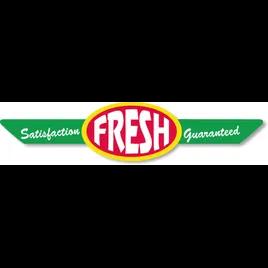 Fresh Satisfaction Guaranteed Meat Label 0.875X4 IN Yellow Red Green Ribbon Strap 500 Count/Roll 15 Rolls/Case