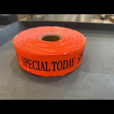 Special Today Label 1X2.75 IN Dayglo 500/Roll