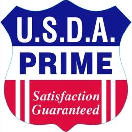 USDA Prime Satisfaction Guaranteed Meat Label 1.3X1.3 IN Red Blue Shield 1000 Count/Roll 25 Rolls/Case 25000 Count/Case