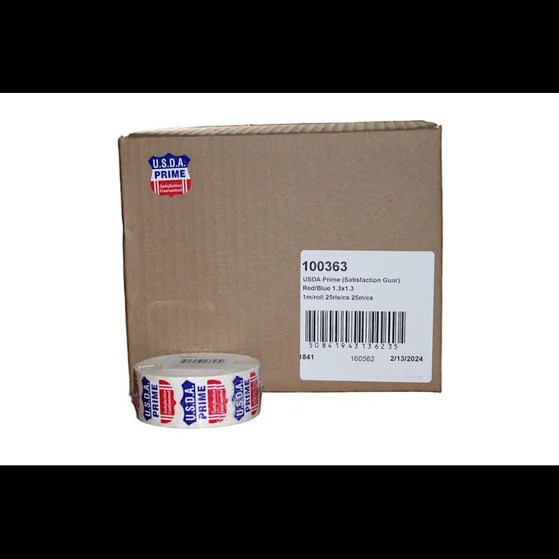 USDA Prime Label 1.3X1.3 IN Multicolor Shield 1000/Roll