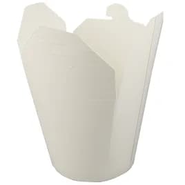 Bio-Plus View® Food Pail 26 OZ 4X3.75 IN Paper White Round 500/Case