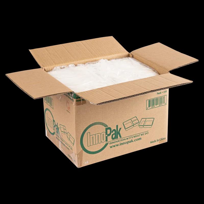 INNOBOX EDGE™ Take-Out Container Insert 40 OZ 7.4375X5.125X1.8 IN 3 Compartment PP Clear 250/Case