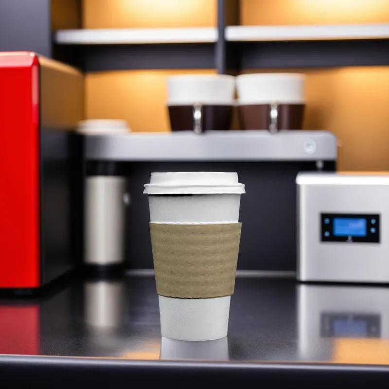 Cup Sleeve Paper Kraft For 12-20 OZ 1200/Case