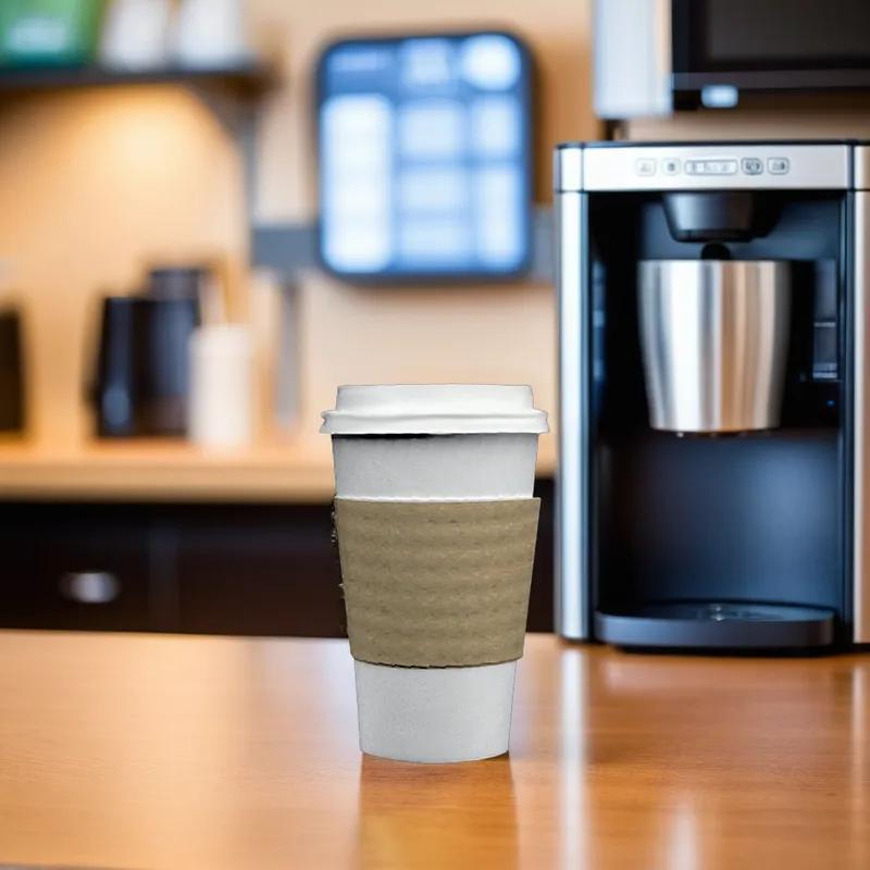 Cup Sleeve Paper Kraft For 12-20 OZ 1200/Case